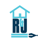R& J Capital Mortgage logo with a blue house icon over the company name